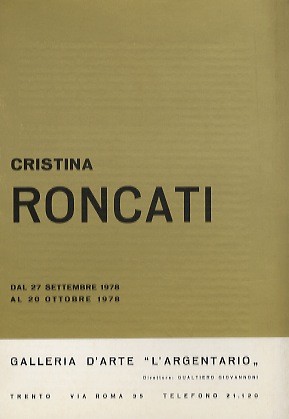 Cristina roncati dal 27 - roncati:,